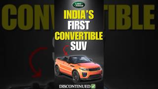 Land Rover made the first convertible SUV of India 🚘😎 shorts car rangerover [upl. by Martreb476]