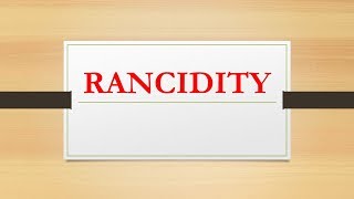 RANCIDITY [upl. by Jodie56]