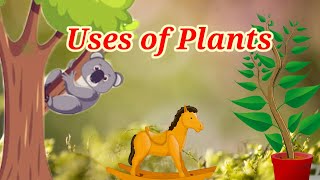 Uses of Plants with pictures for kidsplants uses for kidsLearnwithBhavishya [upl. by Yebloc]