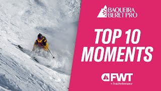 Top 10 Moments I Freeride World Tour Baqueira Beret [upl. by Hanafee]