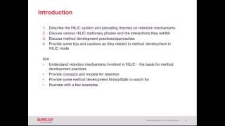 HILIC Chromatography Theory and Method Development Practices [upl. by Leffen]