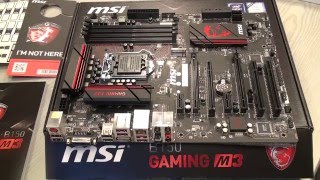 MSI B150 GAMING M3 s1151 B150 Main Board [upl. by Nnarefinnej]