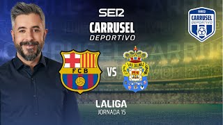 ¡PINCHA EL LÍDER ⚽️ FC BARCELONA 1  2 UD LAS PALMAS LaLiga 2425  Jornada 15 [upl. by Anaeirb74]