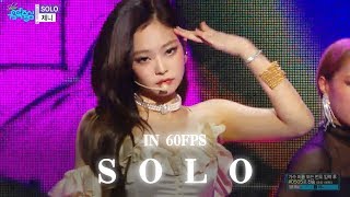 60FPS 1080P  JENNIE  SOLO Show Music Core 20181201 [upl. by Lletnuahs]