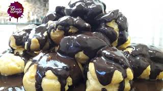 Ev Yapımı Profiterol Tarifi profiterole recipe  Evde Kolay Profiterol Yapımı  Tatlı tarifleri [upl. by Sirrom]