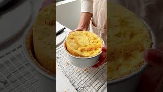 Chiffon cake 😋 funny unfrezzmyaccoun comedy shortsviral yummyfood food cakedecorating [upl. by Rabi73]