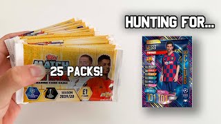 WE PACKED A LIMITED EDITION  Match Attax 201920 Hunting for Messi 101 25 packs [upl. by Raamaj]