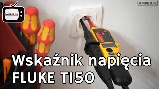 Wskaźnik napięcia Fluke T150 narzędzia dla elektryka  mierniki [upl. by Warde696]