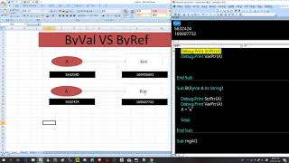 문자열을 매개 변수로 넘길 때 ByVal와 ByRef의 차이 Byval vs ByRef in String Variable [upl. by Thibault]