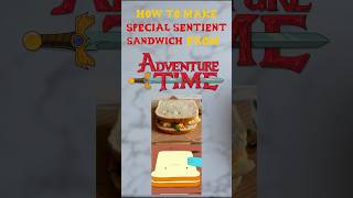 How to make Special Sentient Sandwich🥪 from Adventure Time animationfood fyp viral eggsandwich [upl. by Anitneuq]