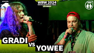 GRADI 🆚 YOWEE 🎤 WBW 2024 powered by DZIK 🎤 el BielskoBiała 18 [upl. by Mcdade476]