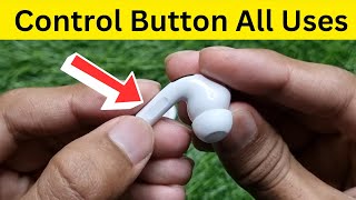 AirPods Pro 2nd Generation Control Button All Functions Uses  In Hindi [upl. by Arratahs]