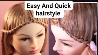 Easy hairstyle kese banye 🥰💞shortsyoutubeshortsshortvideohairstyle [upl. by Henleigh]