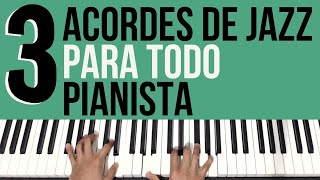 Aprende Acordes De Jazz Parte 1 Tutorial de Piano [upl. by Eoz]