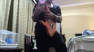 Charvel Dk24 Orange 80s style shred [upl. by Kcirdla742]