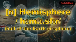 n Hemisphere meaning half of the Earth or sphere with 5 examples [upl. by Eclud]