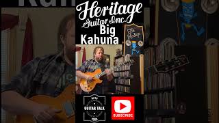 The Heritage Big Kahuna heritageguitars heritageguitarinc bigkahuna chrisbovard [upl. by Anelehs581]