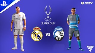 FC 24  Real Madrid vs Atalanta  UEFA Super Cup 2024 Final Match  PS5™ 4K [upl. by Tomas19]