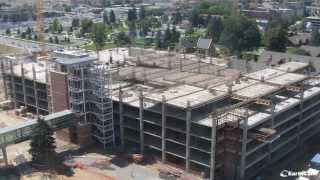 University of Colorado Hospital Construction TimeLapse [upl. by Donal]