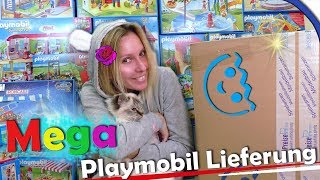 MEGA PLAYMOBIL Bestellung 💥😲 Riesen Playmobil HAUL 🤑 Unboxing deutsch [upl. by Sedruol680]