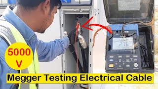 How To Use A Megger To Test Wire Insulation  Megger Testing Electrical Wiring  MM Asif [upl. by Tennaj]