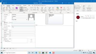 How to Add Contacts to Address Book in Outlook  Office 365 [upl. by Jeanette]