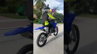 Yz125 SOUNDS AMAZING video dirtbike bikelife [upl. by Orag]