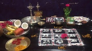 Lakshmi Kubera pooja  Kubera Kolam  Enna Petha Thayar [upl. by Worrell143]