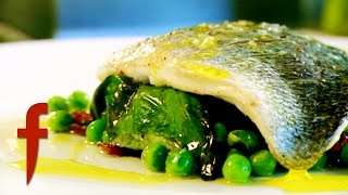 Black Bream with Peas Bonne Femme  Gordon Ramsays The F Word Season 2 [upl. by Bran]