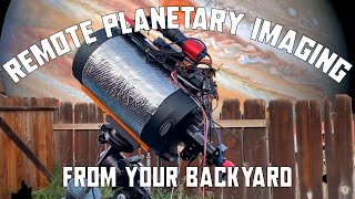 Remote Planetary Imaging from your Backyard [upl. by Siurad]