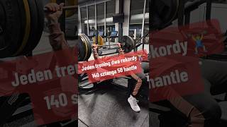 Nowy rekord 140 płaska i 50 hantle Trening klatki gym siłownia workout [upl. by Uphemia96]