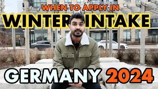 When and How to Apply for German Universities Admissions for Winter Intake 202425 [upl. by Isiad]