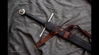 Medieval Sword type XIIIa by Damian Sulowski [upl. by Aerdnek]