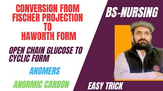 Carbohydrates  Conversion from Fischer projection to Haworth form  Alpha and Beta glucose [upl. by Apurk]