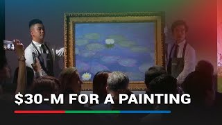 125yearold Monet painting fetches 30M at auction in Hong Kong  ABSCBN News [upl. by Latreece]