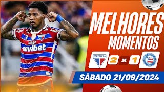 ⚽️ Melhores Momentos  Fortaleza 2 X 1 Bahia com golaço de Marinho  golsdehoje futebolbrasileiro [upl. by Sedda222]