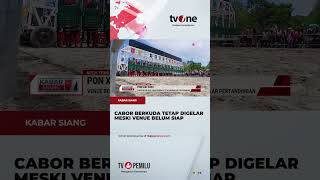 Venue Belum Siap Cabor Berkuda Tetap Digelar Panitia PON XXI  tvOne [upl. by Washburn]