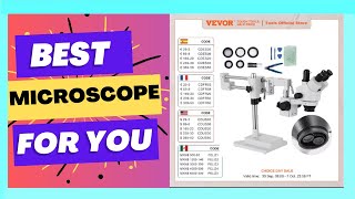 VEVOR 35X90X Trinocular Stereo Digital Microscope 360°Swiveling [upl. by Anividul]