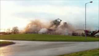 Roosecote Power Station Demolished 270115 [upl. by Leay]