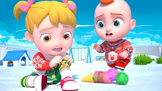 Boo Boo Song  Winter Version  Boo Kids Songs amp Nursery Rhymes [upl. by Donetta736]