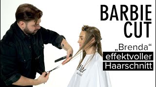 ON aiR HaarschnittTechnik Brenda Barbie Hair Cut [upl. by Ahsiner]