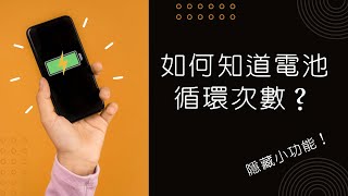 iOS 17必看！隱藏小功能！？如何知道電池循環次數？ [upl. by Nnasus]