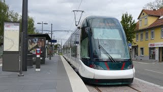 Terminus tram A Illkirch Graffenstaden [upl. by Adnamma542]