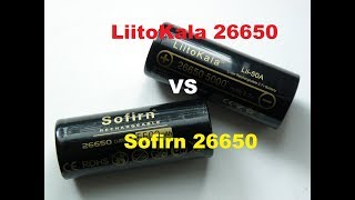 Sofirn VS LiitoKala Самые емкие аккумуляторы 26650 AliExpress [upl. by Rysler884]