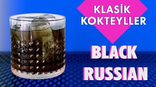 Black Russian Kokteyl Tarifi Nasıl Yapılır  Votka ile Klasik Kokteyl Yapımı [upl. by Novad]