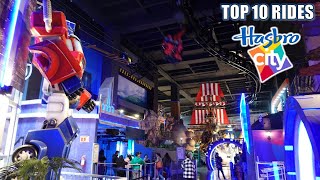 Top 10 Rides at Hasbro City [upl. by Valeria]