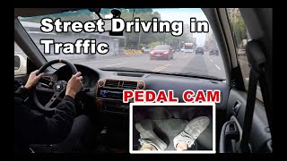 Street Driving with Pedal Cam [upl. by Agna]