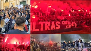 Cavese e tornato in Serie C  Ultras di Cava De Tirreni regalano spettacolo in città e allo stadio [upl. by Anaele760]