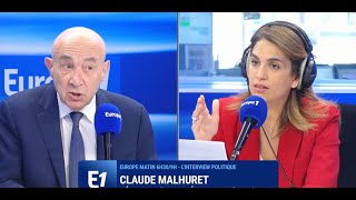 Claude Malhuret  quotMarine Le Pen au pouvoir ce sera un séisme force 7quot [upl. by Carbrey785]