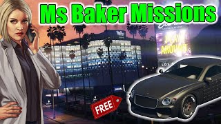 GTA 5  How to Unlock SECURITY INTEL Prep Work  Full Guide  Miss Baker Missions  CASINO HEIST [upl. by Eidnahs]